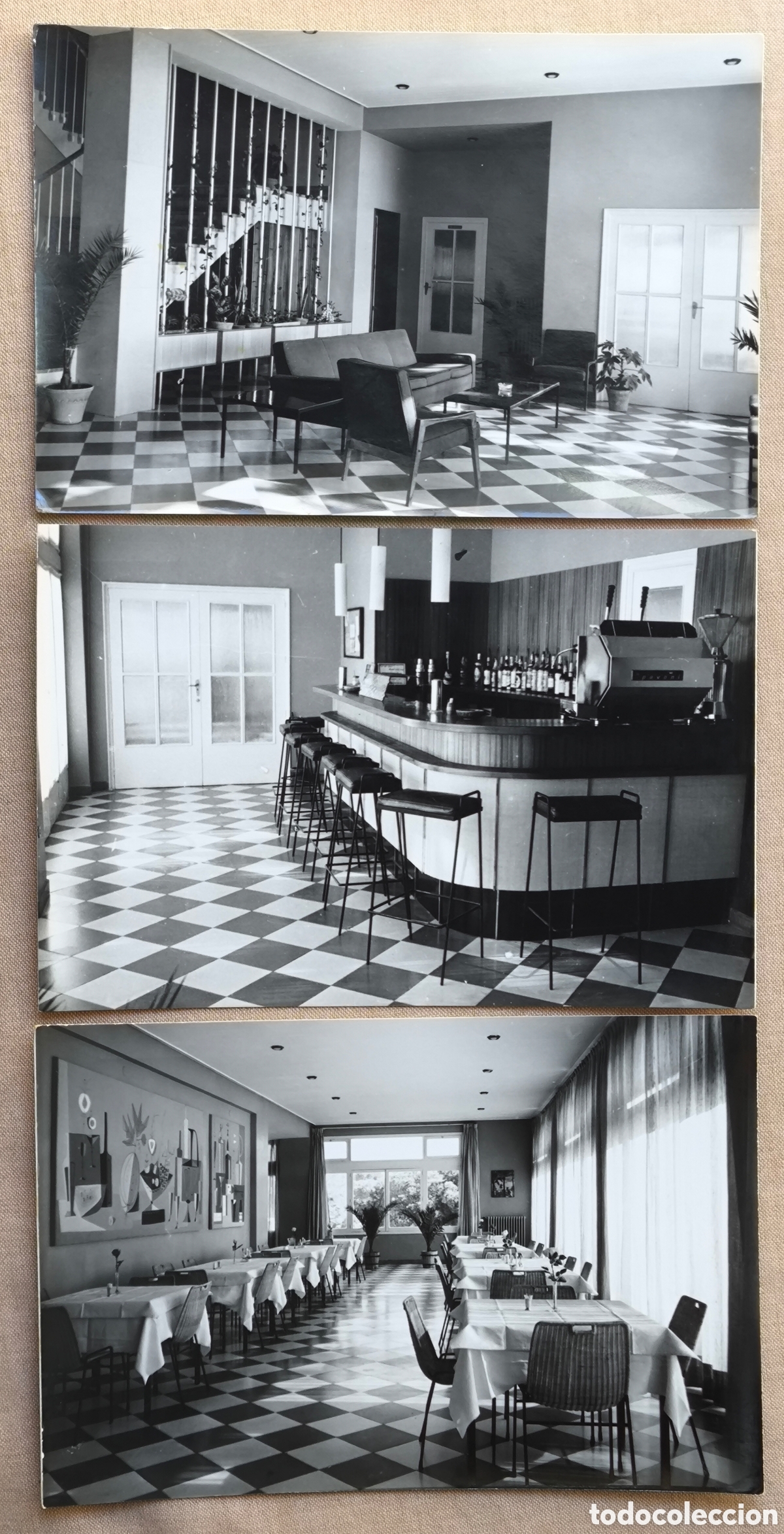 Postales: VILLAJOYOSA RESIDENCIA BANCO BILBAO POSTAL FOTOGR&Aacute;FICA LOTE 3 ALICANTE C. 1965
