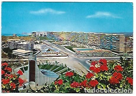 Postales: IGLESIA Y CLUB DEL MAR / CHURCH AND CLUB DEL MAR.- PLAYA SAN JUAN - ALICANTE