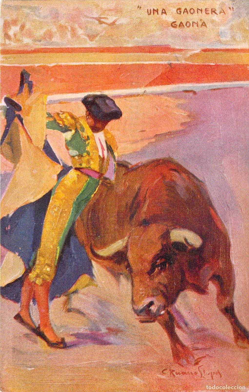 Postales: Postal de Torero C&eacute;lebre Rodolfo Gaona - Arte de C. Ruano Llopis