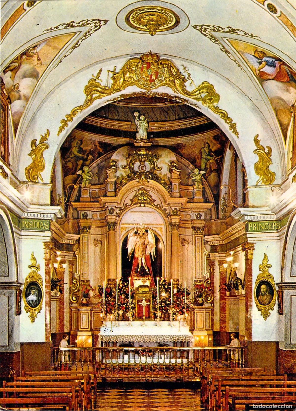 Postales: Postal de Liria, Valencia - Altar Mayor del Monasterio de San Miguel
