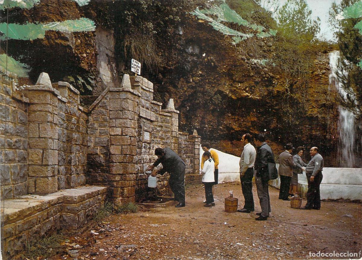 Postales: Postal de Siete Aguas Valencia Fuente de la Gota