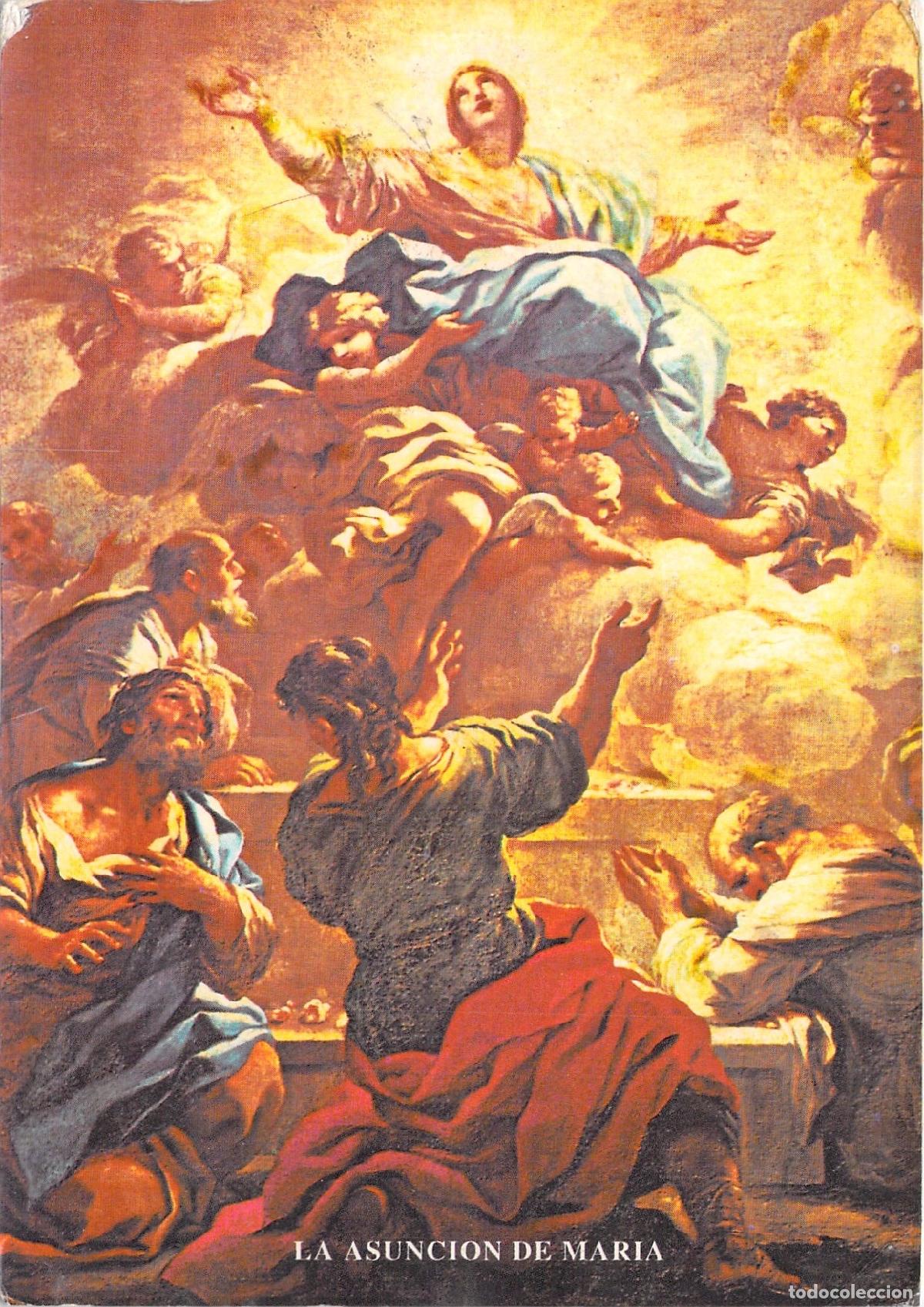 Postales: Postal de la Asunci&oacute;n de Mar&iacute;a, Burjassot Valencia