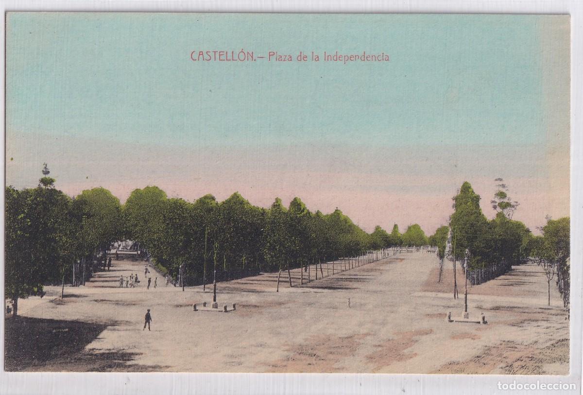 Postales: CASTELL&Oacute;N Plaza de la Independencia. Fototipia Casta&ntilde;eira. Edici&oacute;n F. Segarra. Papeler&iacute;a