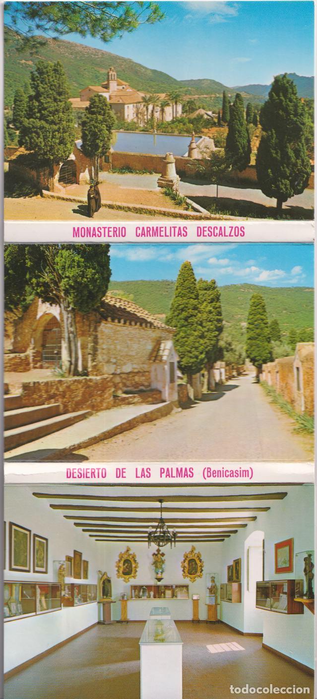 Postales: DESIERTO DE LAS PALMAS (BENICASIM) MONASTERIO CARMELITES DESCALZOS - DESPLEGLABLE 10 POSTALES