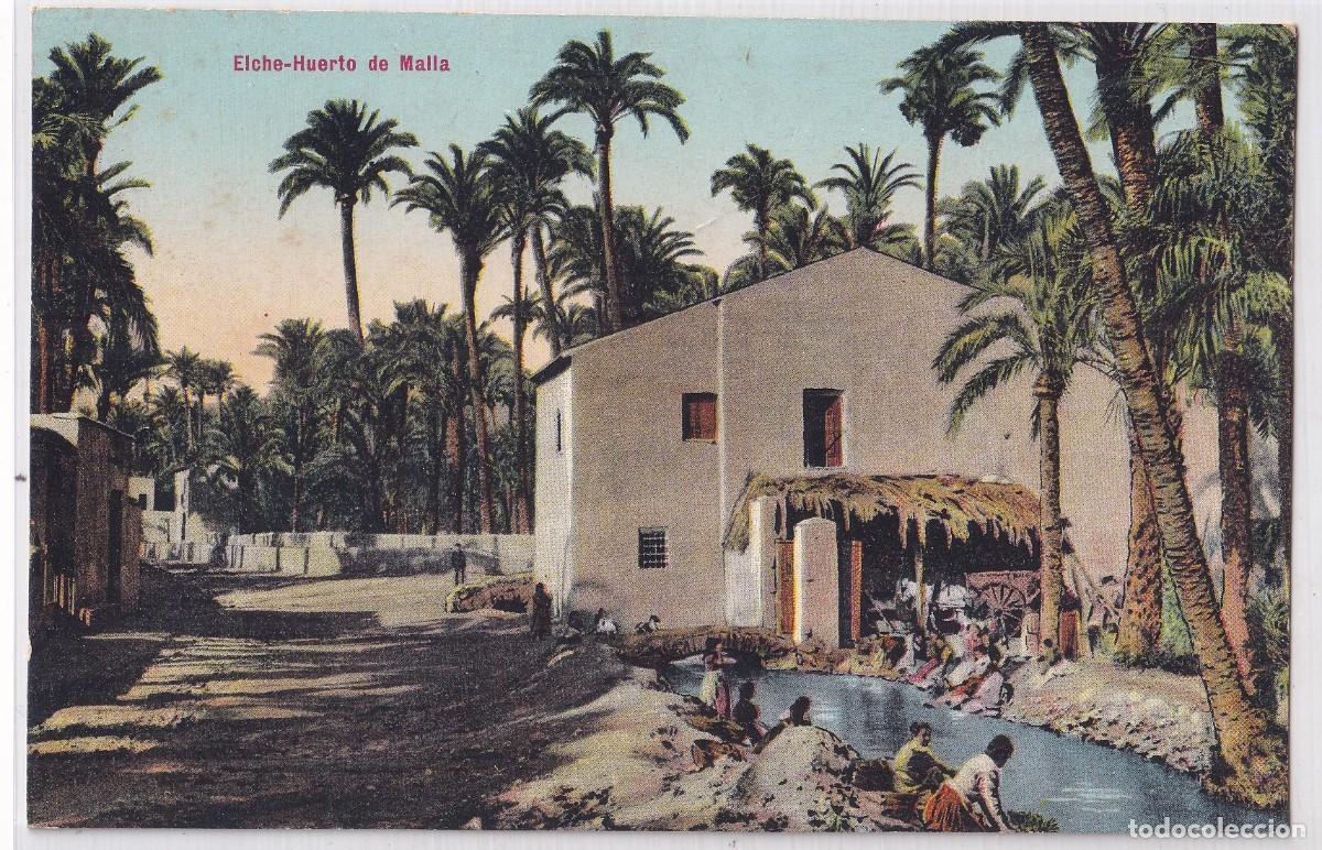 Postales: Elche Huerto de Malla. Lampister&iacute;a de Ant&oacute;n. Sin circular.