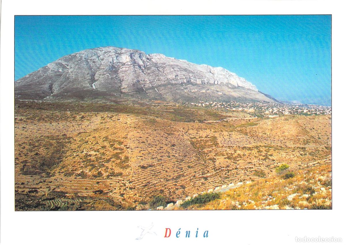 Postales: Postal de D&eacute;nia con el Monte Montg&oacute;, Costa Blanca