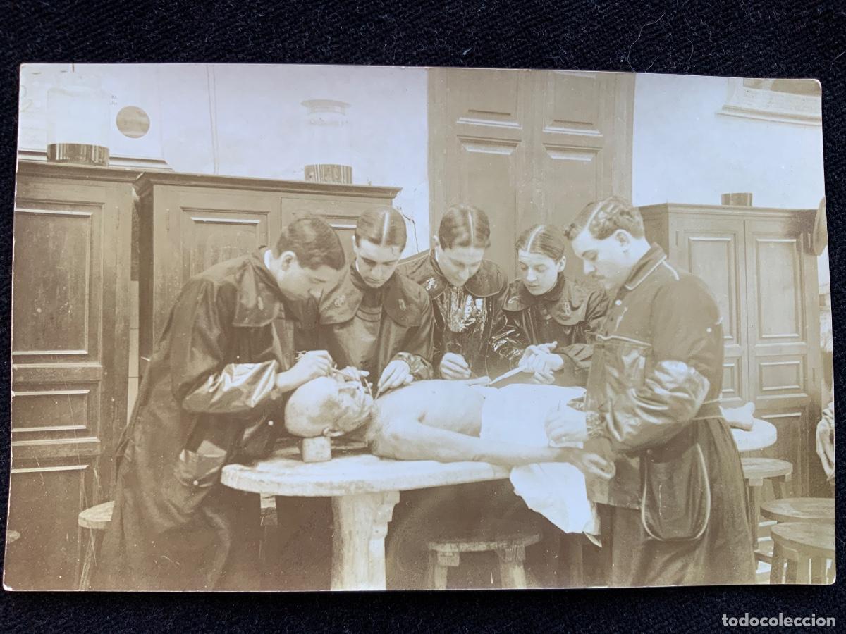 Postales: Antigua postal fotografica principios de siglo XX, facultad de medicina valencia, cadaver autopsia.
