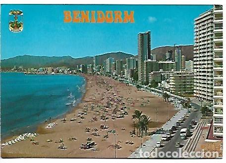 Postales: PLAYA DE LEVANTE.- BENIDORM - ALICANTE