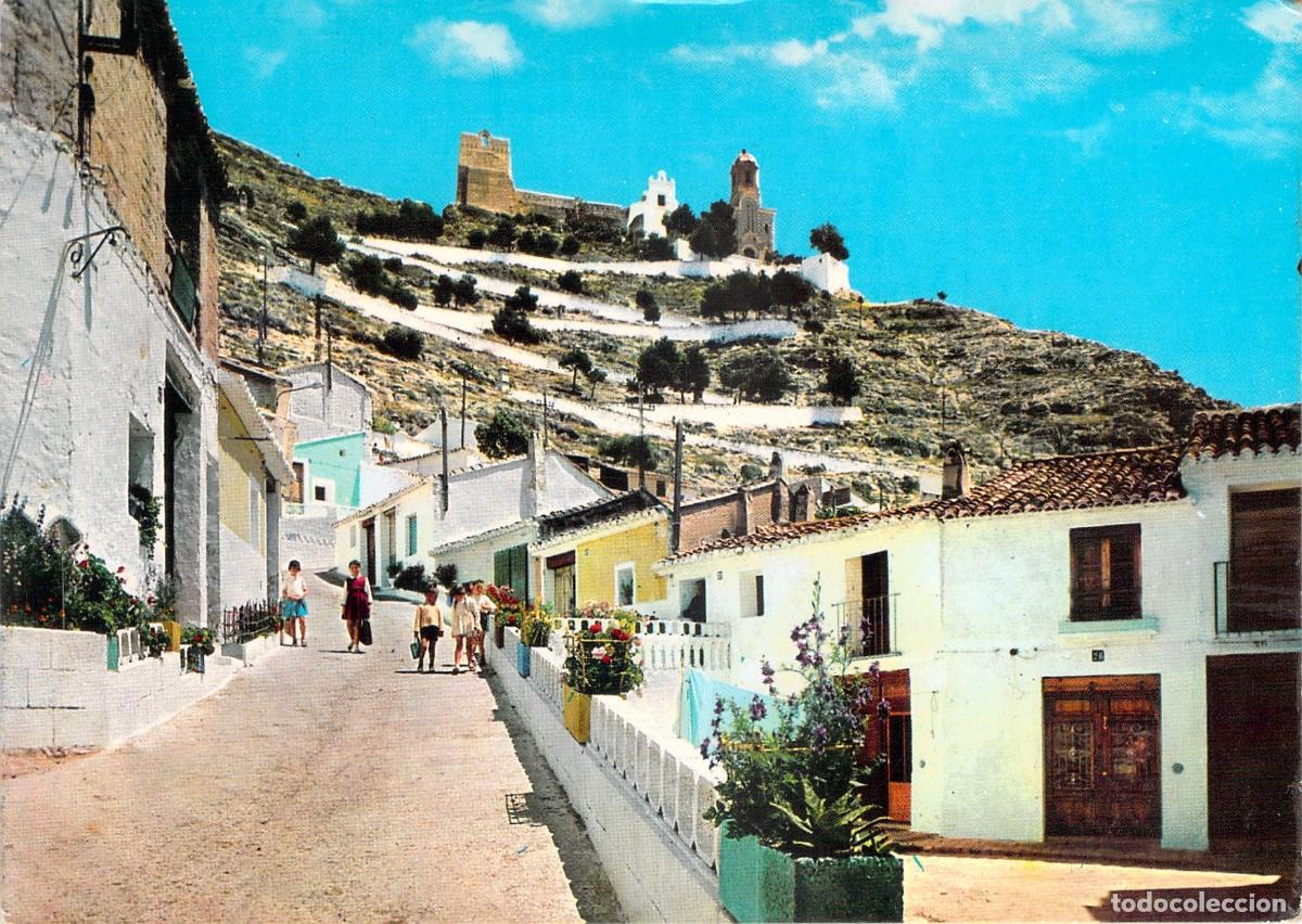 Postales: Postal Cullera Calle T&iacute;pica y Subida al Castillo