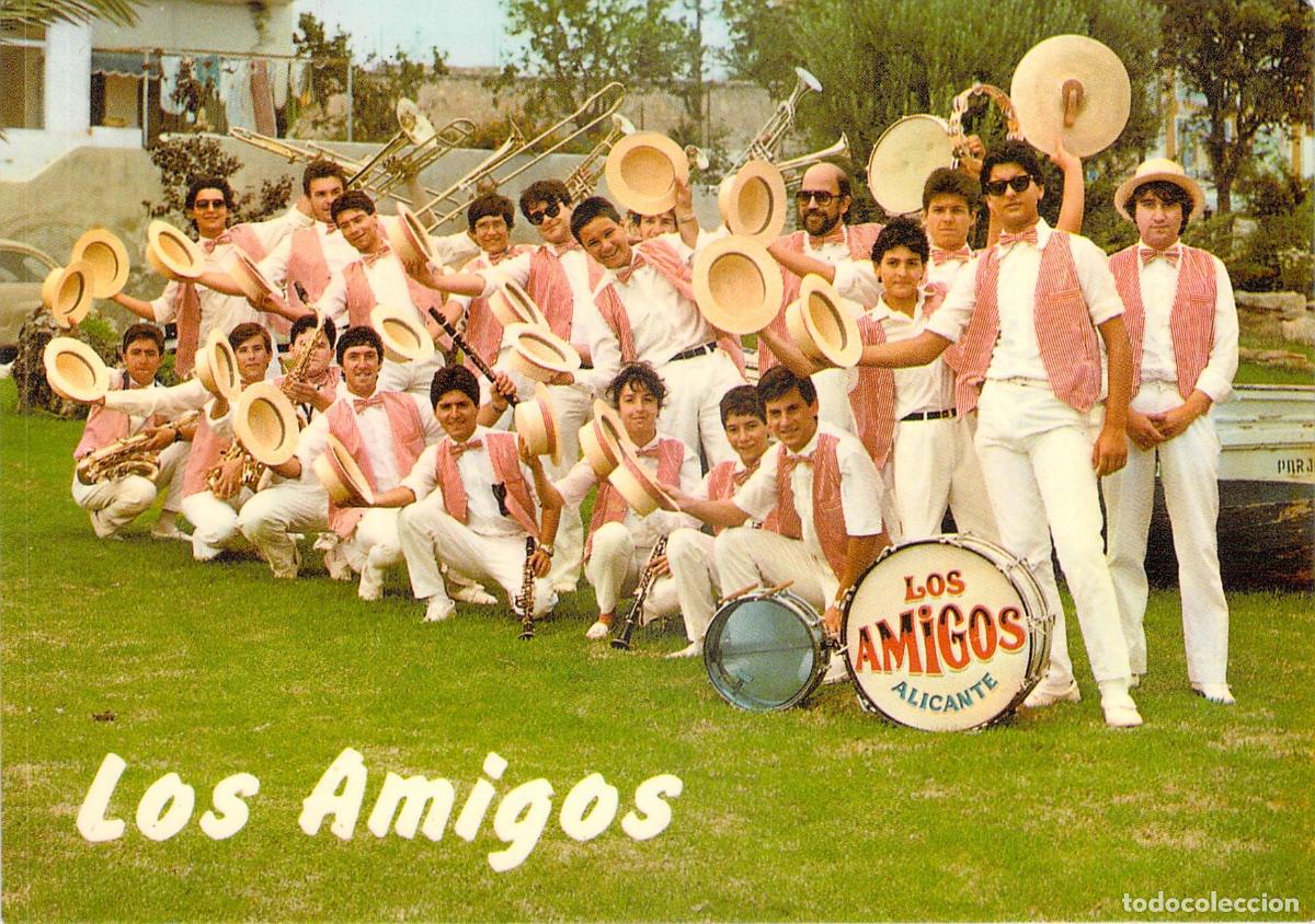 Postales: Postal Promocional Banda Charanga Los Amigos de Alcoy Alicante