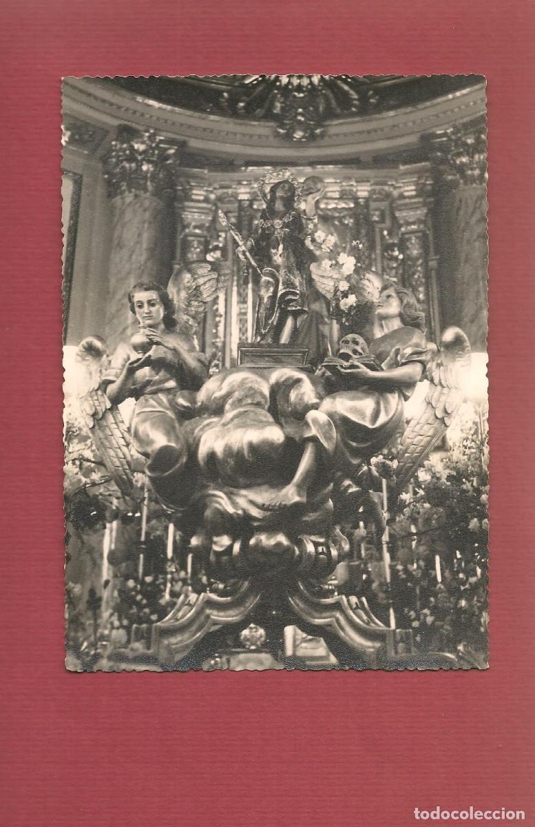 Postales: fotografia original detalle interior iglesia NOVELDA 1958