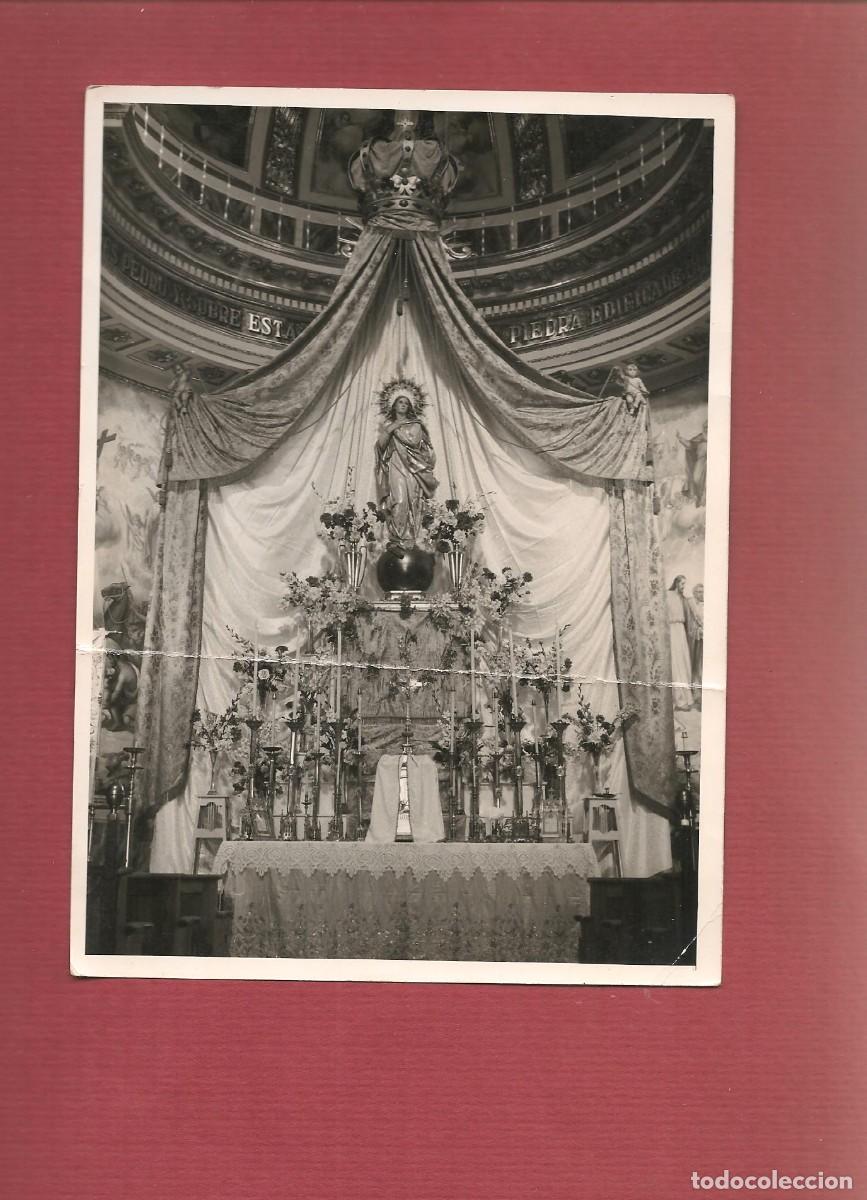 Postales: fotografia original altar mayor iglesia NOVELDA 1959 ha estado doblada rr