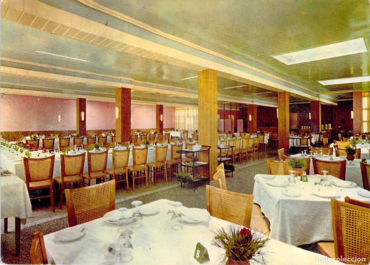 Postales: Postal de La Pinada en Sagunto, Vista del Comedor