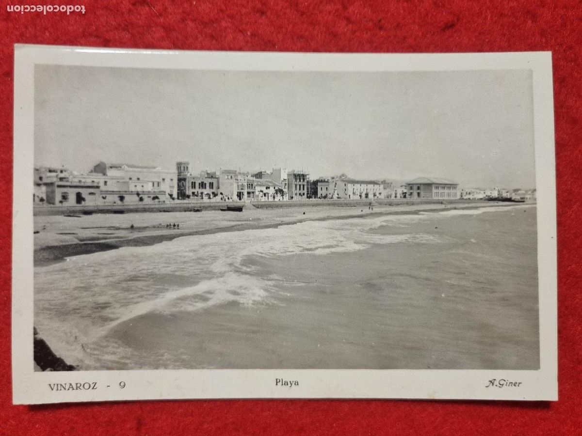 Postales: POSTAL VINAROZ CASTELLON PLAYA GINER FOTOGRAFICA ORIGINAL P2591