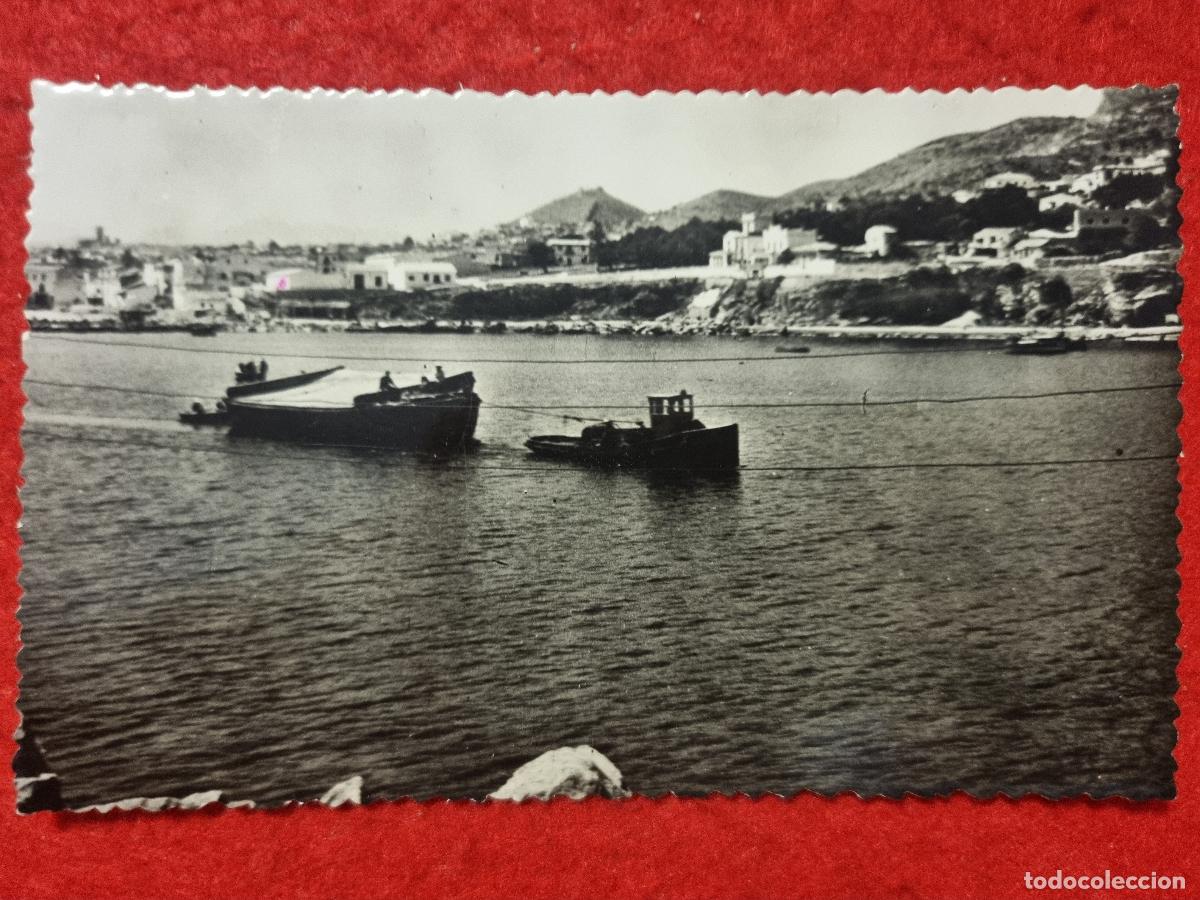 Postales: POSTAL JAVEA ALICANTE DETALLE DEL PUERTO FOTOGRAFICA ORIGINAL P2599