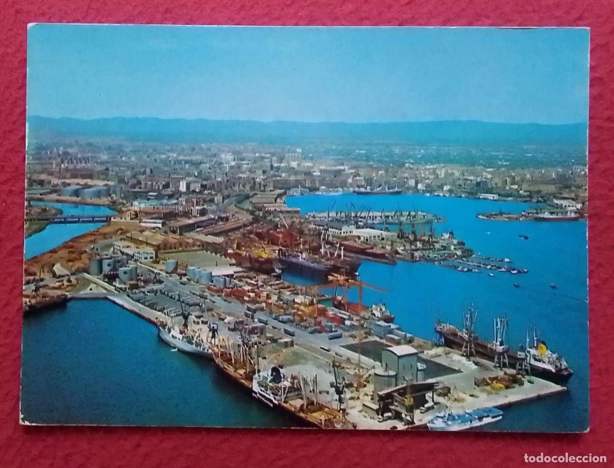 Postales: POSTAL POST CARD VALENCIA SPAIN ESPAGNE SPANIEN SPAGNA VISTA A&Eacute;REA DEL PUERTO PORT..CARTE POSTALE...