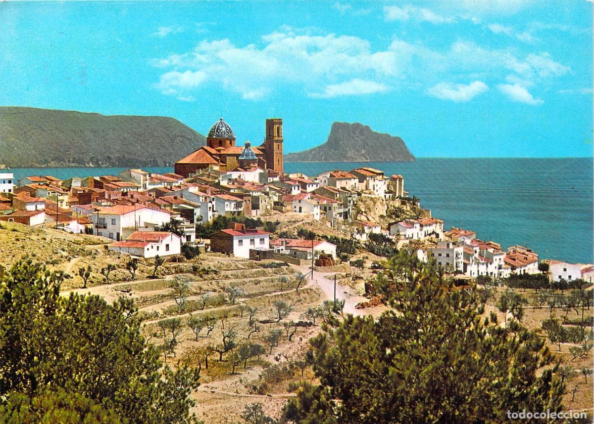 Postales: Postal de Altea Alicante Iglesia de la Consolaci&oacute;n y Pe&ntilde;&oacute;n de Ifach