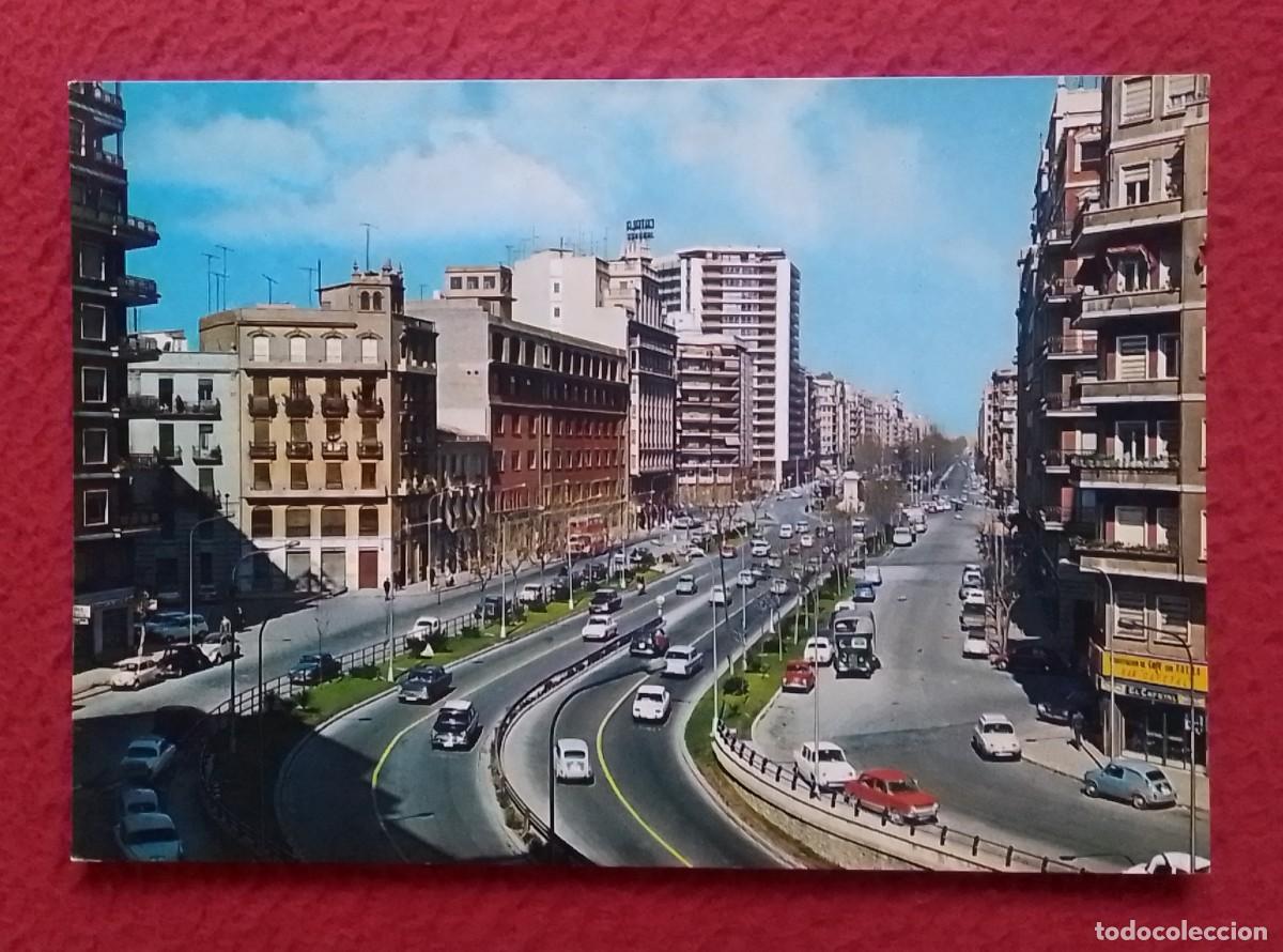 Postales: POSTAL POST CARD VALENCIA GRAN V&Iacute;A RAM&Oacute;N Y CAJAL..SPAIN ESPAGNE CARTE CARTOLINA POSTALE..SEAT 600...
