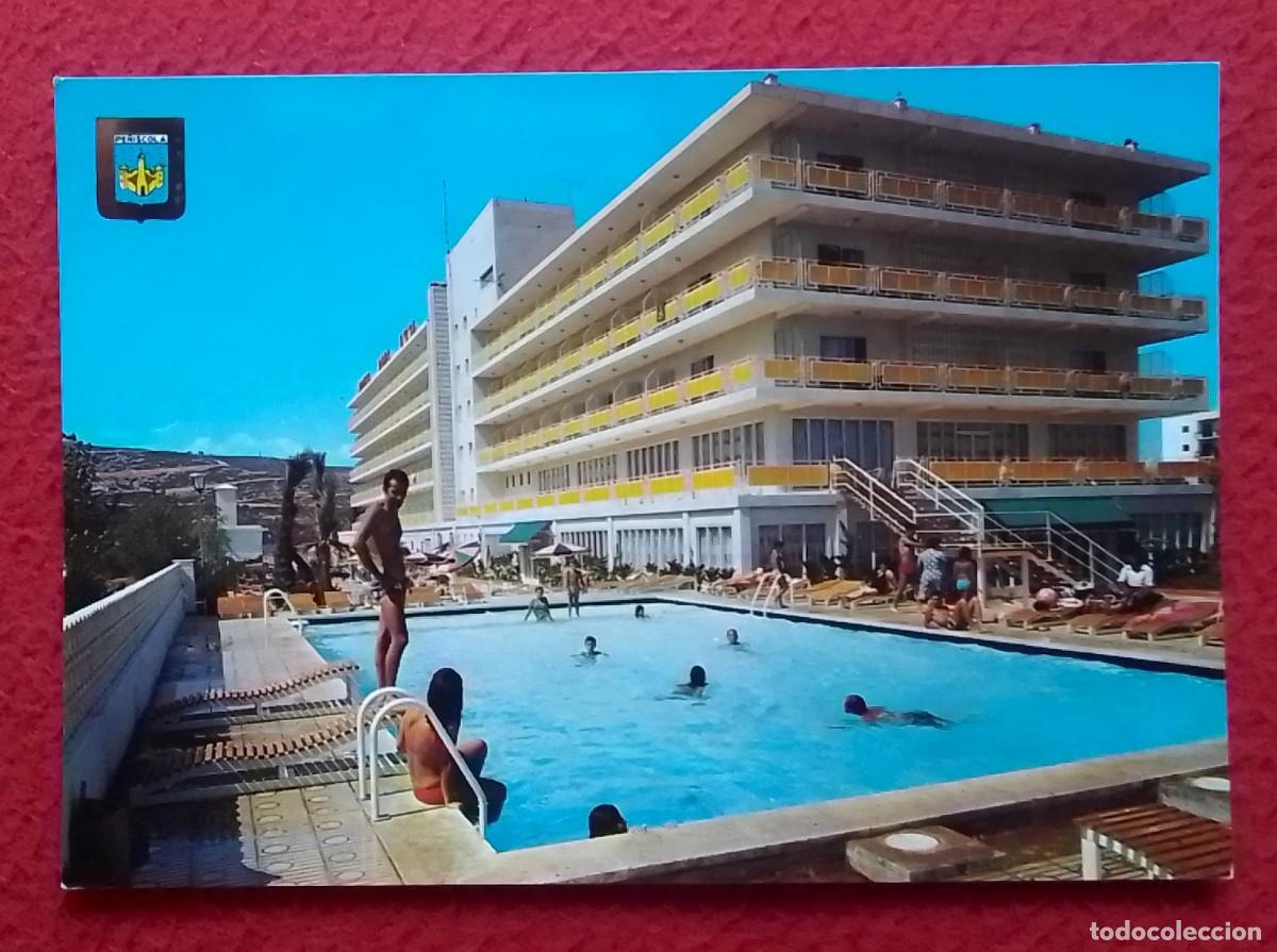 Postales: POSTAL POST CARD PE&Ntilde;&Iacute;SCOLA CASTELL&Oacute;N HOTEL PAPA LUNA PISCINA PISCINE SWIMMING POOL SPAIN ESPAGNE...