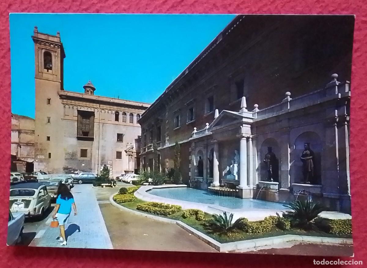Postales: POSTAL POST CARD VALENCIA FACULTAD DE FILOSOF&Iacute;A Y LETRAS FACHADA POSTERIOR E IGLESIA DEL PATRIARCA..