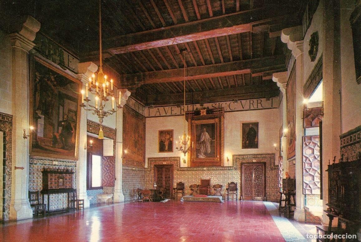 Postales: :::: PH639 - POSTAL - GANDIA - PALACIO DEL SANTO DUQUE - SAL&Oacute;N DE CORONAS