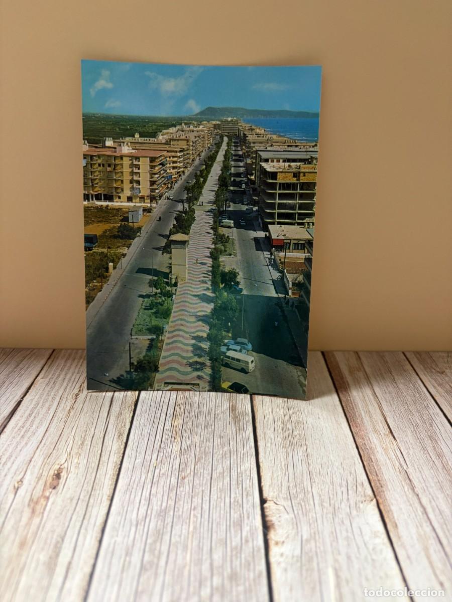 Postales: TARJETA POSTAL. VALENCIA. N&ordm; 5.- TABERNES DE VALLDIGNA. AVENIDA PLAYA. EDICIONES ARRIBAS