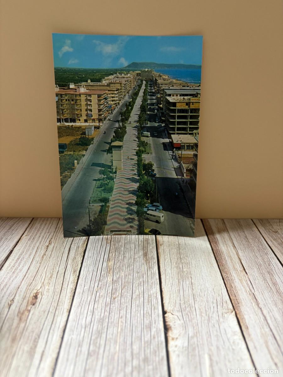 Postales: TARJETA POSTAL. VALENCIA. N&ordm; 5.- TABERNES DE VALLDIGNA. AVENIDA PLAYA. EDICIONES ARRIBAS