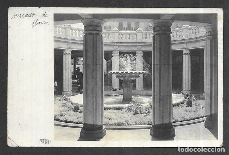 Postales: Postal. Valencia.. Mercado de Flores 1933-1944 S/D