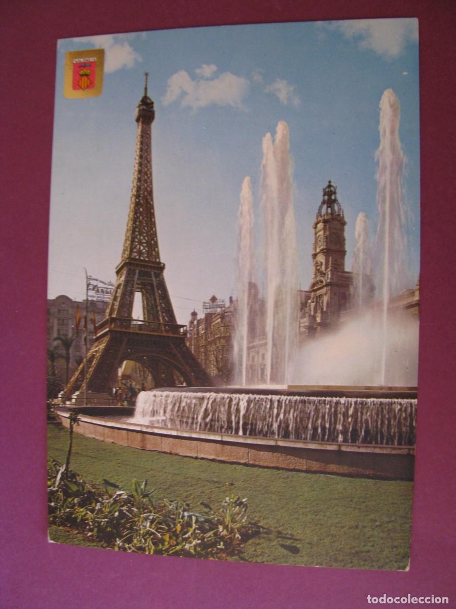 Postkarten: POSTAL DE VALENCIA. PLAZA DEL CAUDILLO EN FERIAS. SUBIRATS CASANOVAS. CIRCULADA