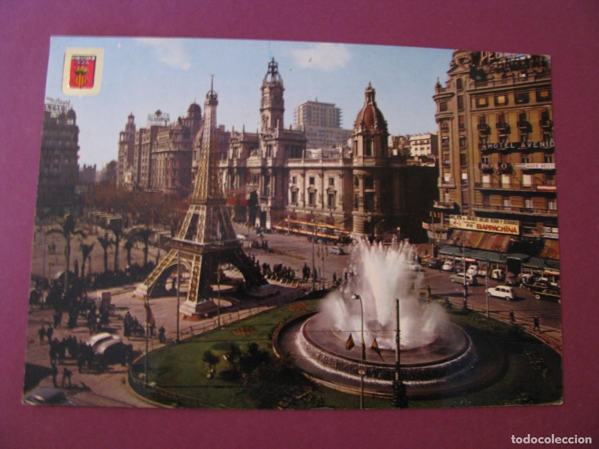 Postales: POSTAL DE VALENCIA. PLAZA DEL CAUDILLO EN FALLAS. SUBIRATS CASANOVAS. CIRCULADA