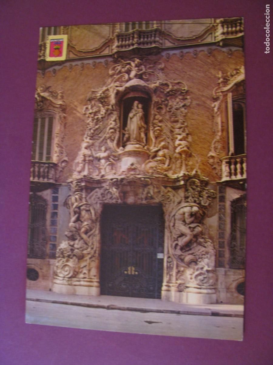 Postales: POSTAL DE VALENCIA. FACHADA DEL PALACIO DEL MARQUES DE DOS AGUAS. SUBIRATS CASANOVAS