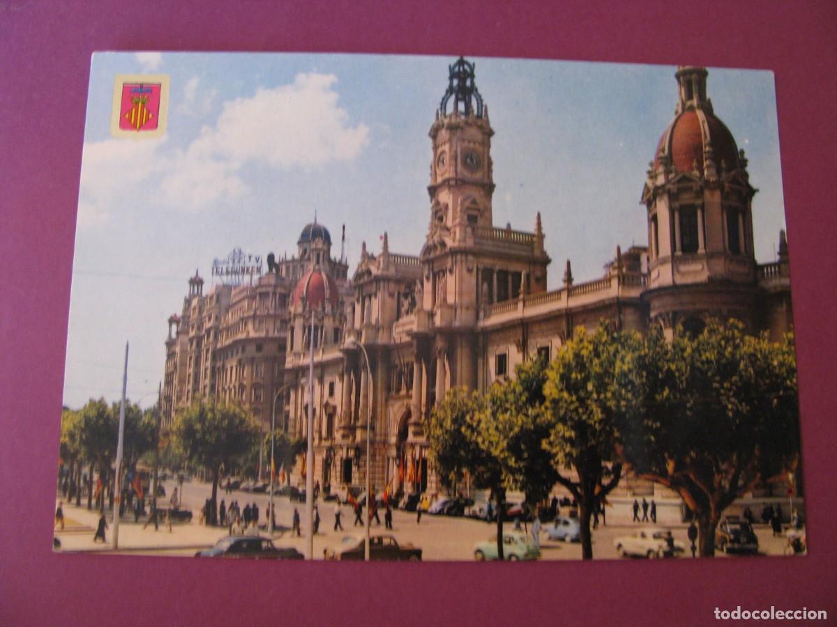 Postales: POSTAL DE VALENCIA. PLAZA DEL CAUDILLO. AYUNTAMIENTO. SUBIRATS CASANOVAS.