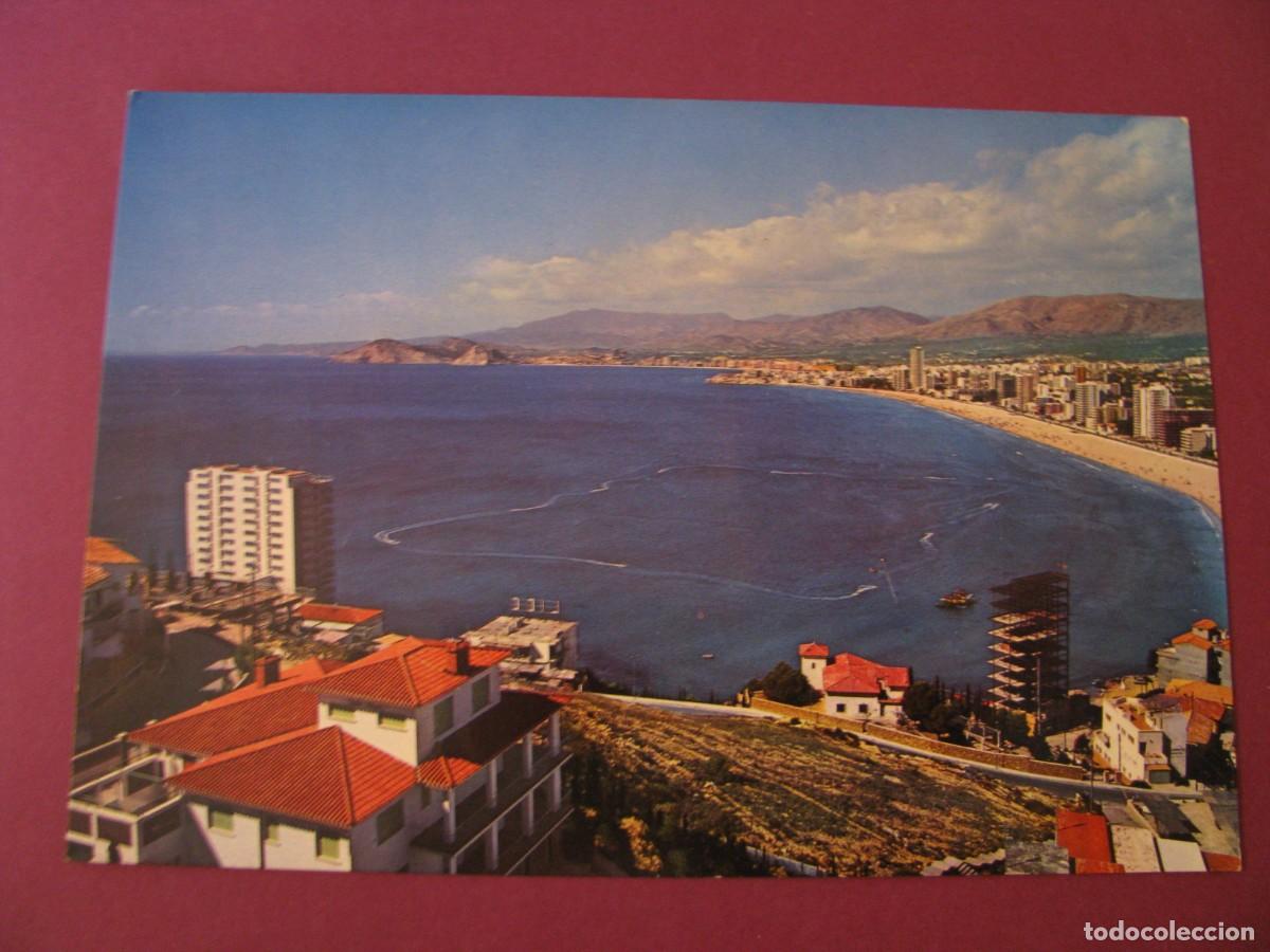 Postales: POSTAL DE BENIDORM. M&ordm; 97. VISTA GENERAL Y CABLE SKI.