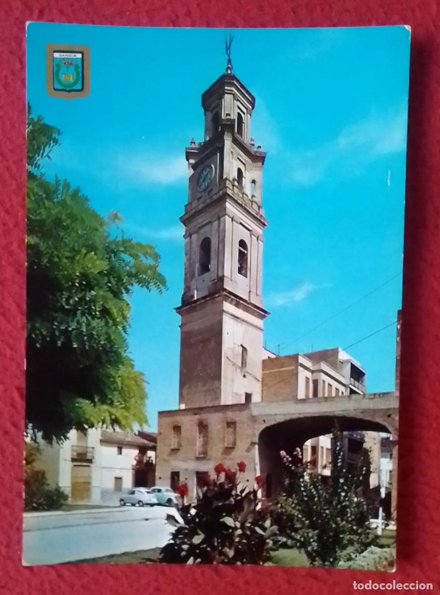 Postales: POSTAL POST CARD GAND&Iacute;A VALENCIA SPAIN ESPAGNE SPANIEN..PLAZA DE SAN JOS&Eacute; SQUARE PLACE..SEAT 600 ETC