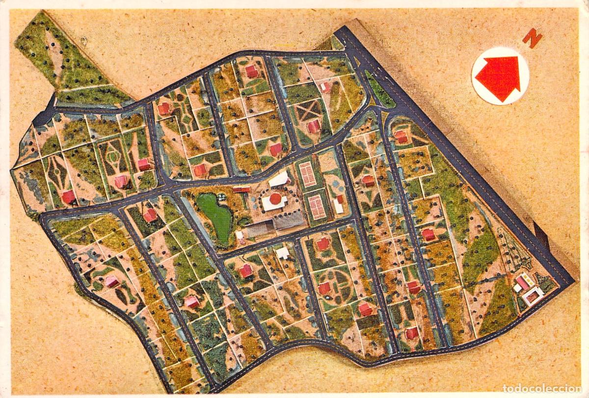 Postales: Postal Maqueta de la Urbanizaci&oacute;n Huerto La Rabassa en Monserrat