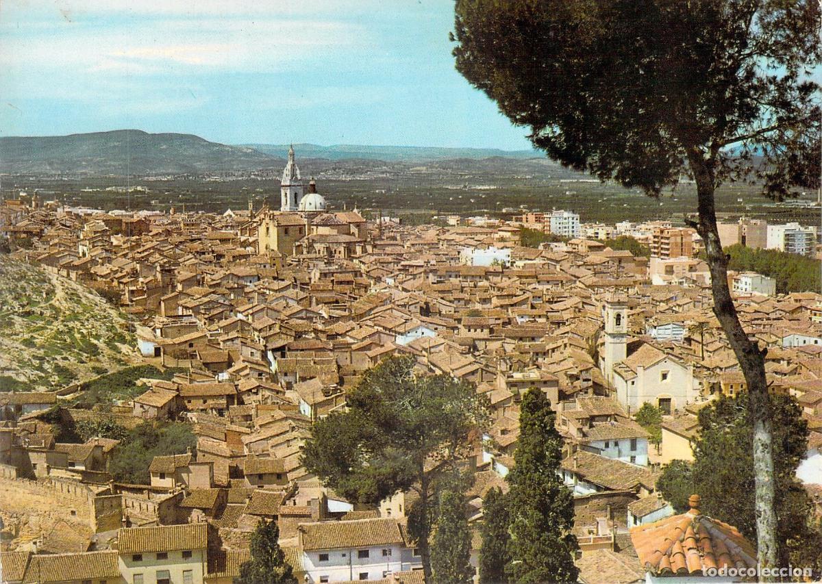 Postales: Postal de J&aacute;tiva - Vista Parcial de la Ciudad
