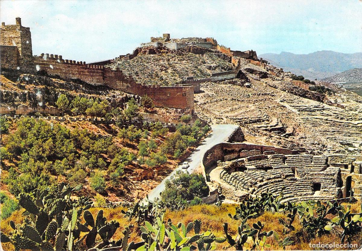 Postales: Postal del Castillo y Teatro Romano de Sagunto, Valencia