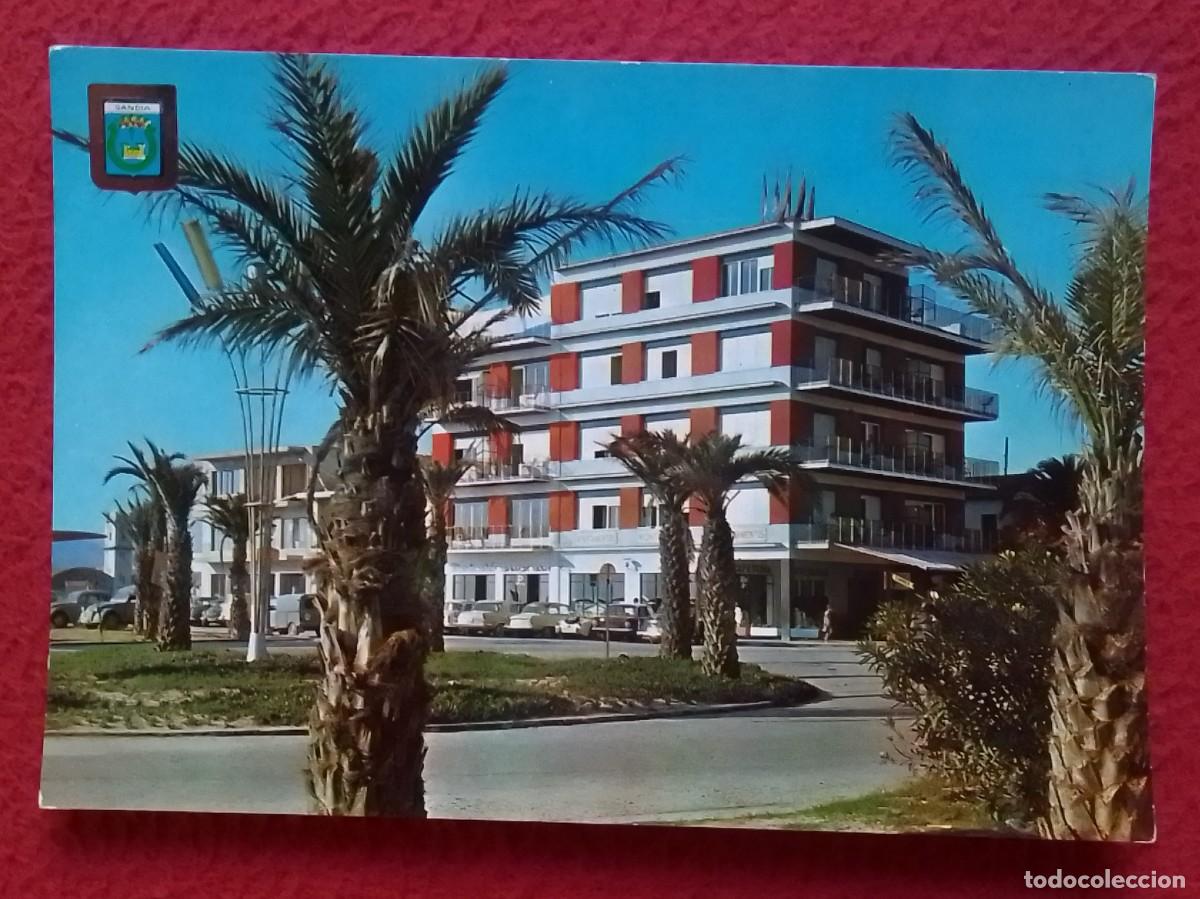 Postales: POSTAL POST CARD GAND&Iacute;A VALENCIA SPAIN ESPAGNE SPANIEN..ROTONDA PLAYA BEACH PLAGE..PALMERAS..SPAGNA.