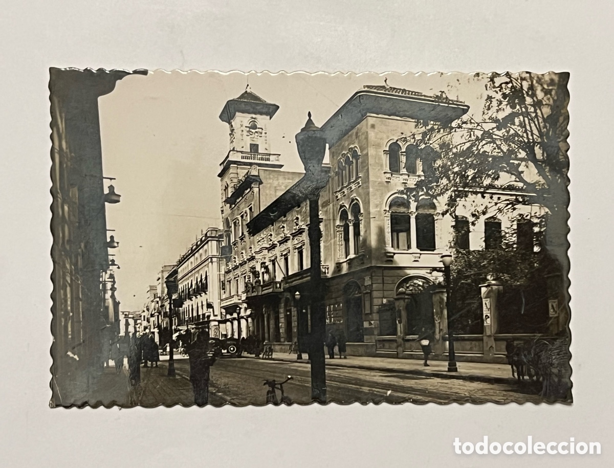 Postales: CASTELL&Oacute;N DE LA PLANA. Postal No.4, Casino antiguo. Garc&iacute;a Garrabella (a.1952) circulada