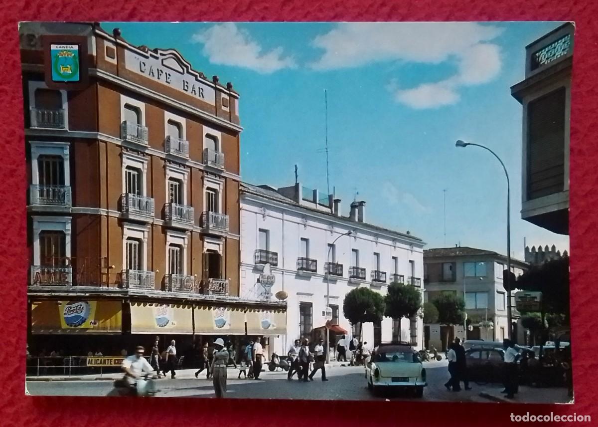 Postales: POSTAL POST CARD DE GAND&Iacute;A VALENCIA SPAIN ESPAGNE AVENIDA DEL MARQU&Eacute;S DE CAMPO..CAFE BAR..PEPSI COLA