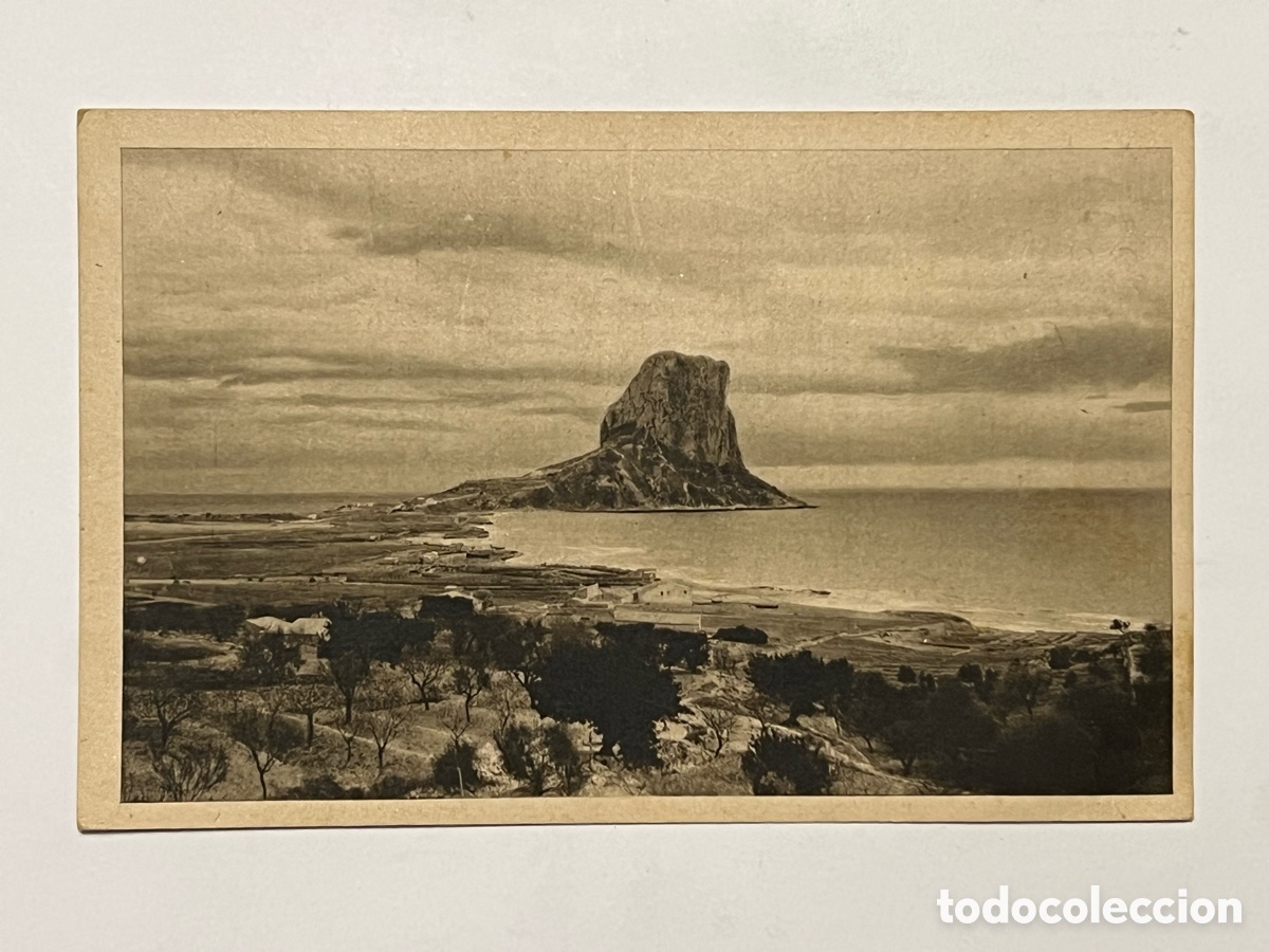 Postales: CALPE (ALICANTE) PE&Ntilde;&Oacute;N DE IFACH. FOTO S&Aacute;NCHEZ. FOURNIER. Parador de Ifach a 66 kms