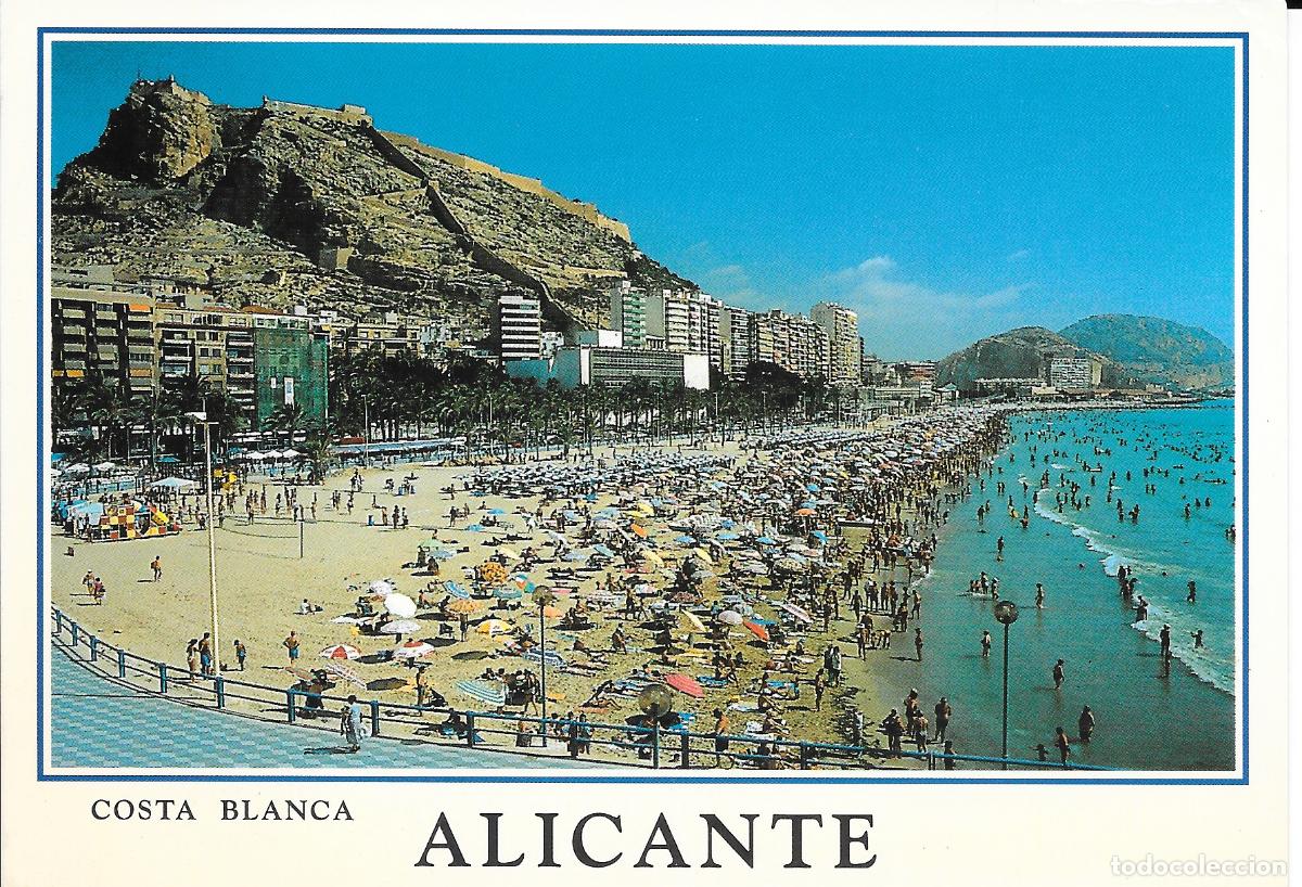 Postales: [POSTAL] Playa de Postiguet. Alicante (sin circular)
