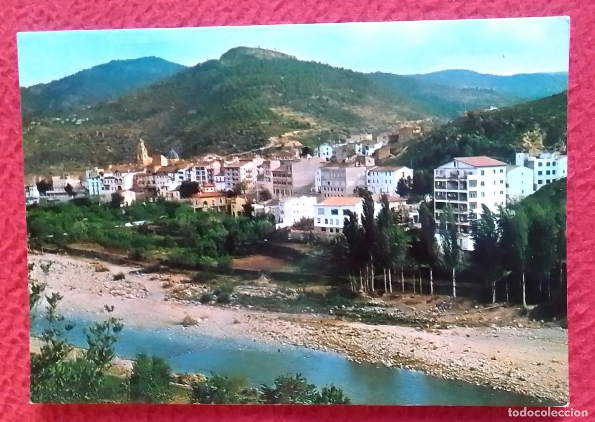 Postales: POSTAL POST CARD MONTANEJOS CASTELL&Oacute;N VISTA PANOR&Aacute;MICA Y R&Iacute;O..SPAIN ESPAGNE CARTE POSTALE CARTOLINA.