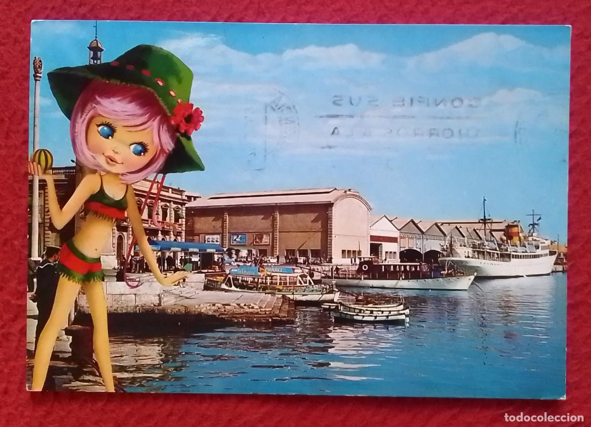 Postales: POSTAL POST CARD VALENCIA SPAIN ESPAGNE DETALLE DEL PUERTO HARBOUR PORT...BARCOS SHIPS BOATS..SPAGNA