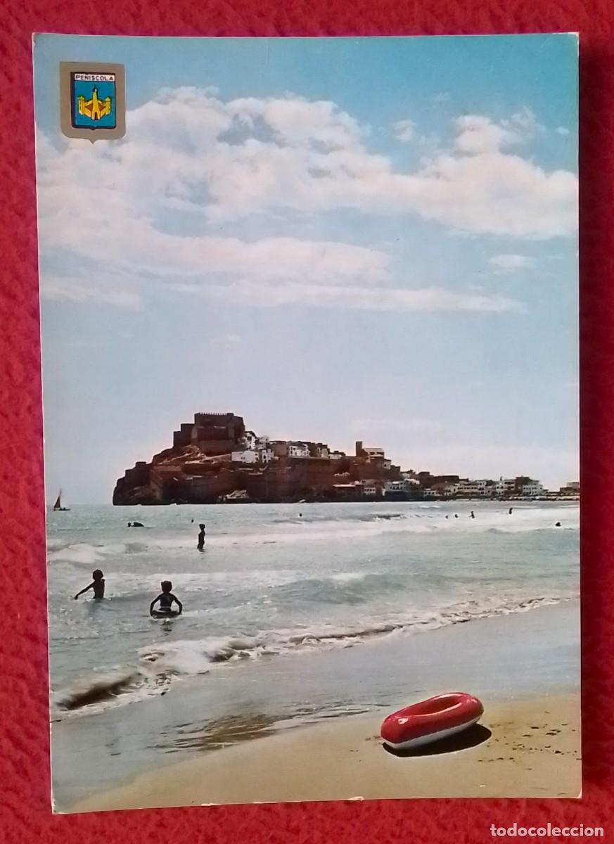 Postales: POSTAL POST CARD PE&Ntilde;&Iacute;SCOLA CASTELL&Oacute;N VISTA GENERAL VIEW..SPAIN ESPAGNE SPANIEN..BA&Ntilde;ISTAS PLAYA BEACH