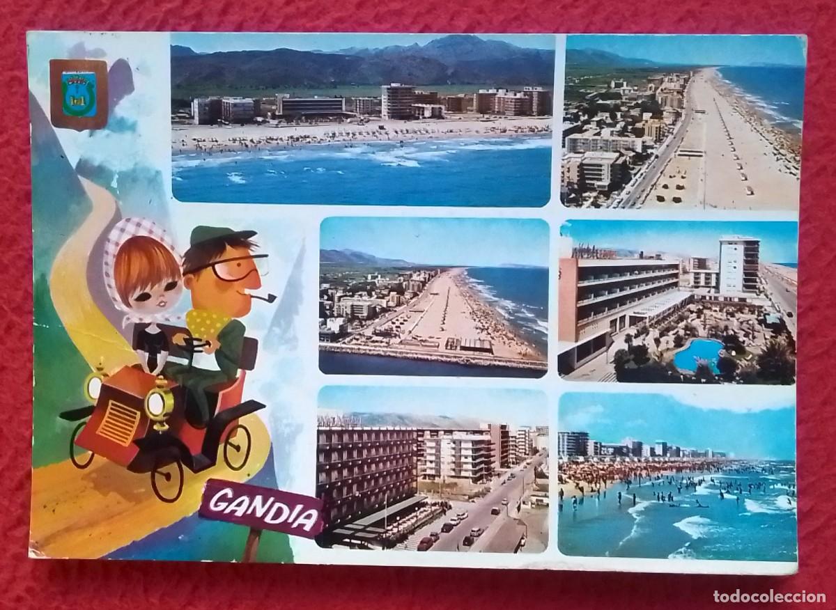 Postales: POSTAL POST CARD GAND&Iacute;A VALENCIA DIVERSOS ASPECTOS..SPAIN ESPAGNE SPANIEN..CARTE POSTALE SPAGNA...