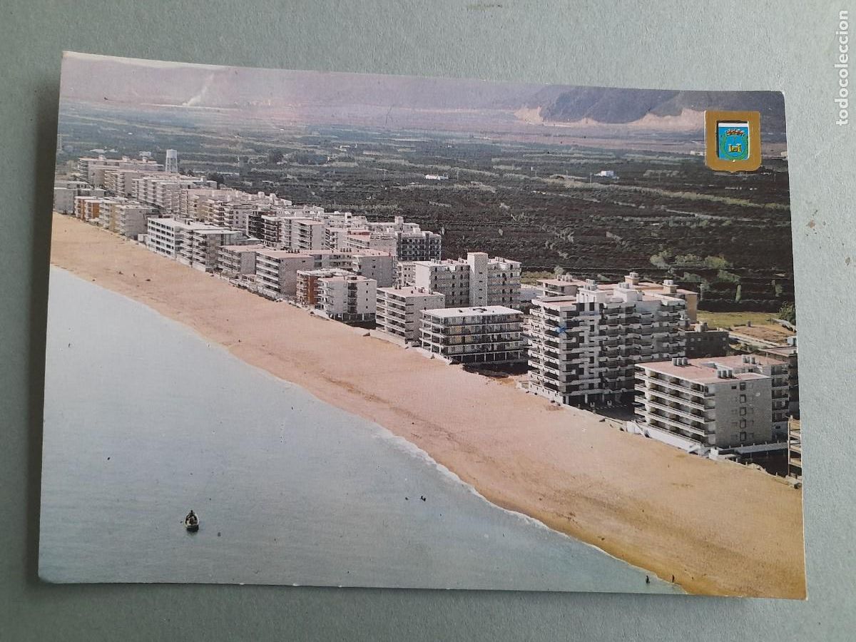 Postales: postal tabernes de valldigna (valencia) -125- playa. vista aerea, subirats escrita 1981