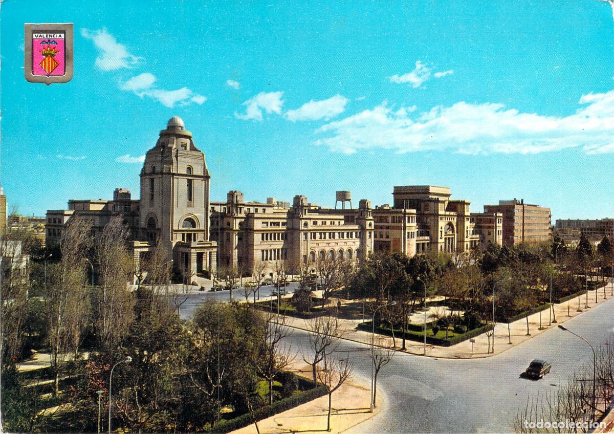 Postales: Postal de Valencia, Avenida de Valencia al Mar con Vista Urbana