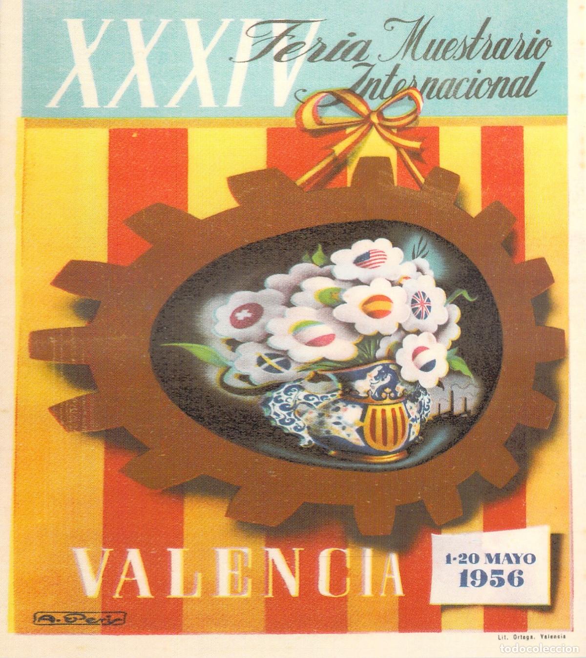 Postales: Postal Publicitaria XXXIV Feria Muestrario Internacional de Valencia