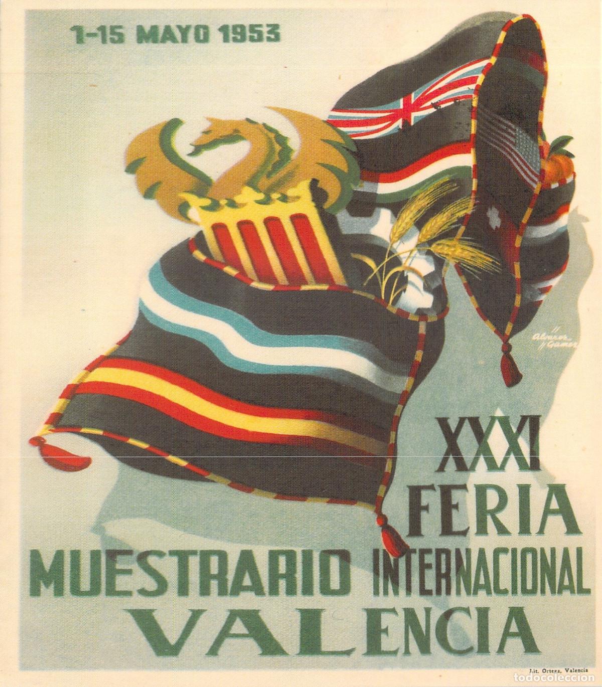 Postales: Postal Art&iacute;stica de la XXXI Feria Muestrario Internacional de Valencia